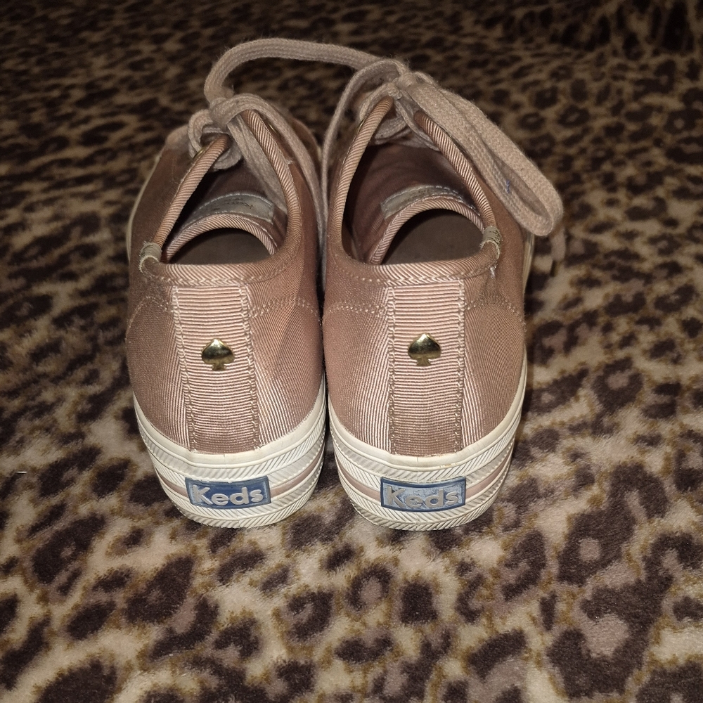 Kate Spade x Keds Blush Pink Sneakers 7 - Picture 6 of 10